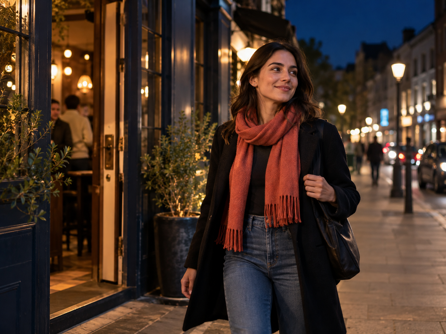 women walking back from night out